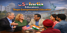 US India Educators Shape Entrepreneurial Education at VGU Jaipur